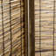 Paravent pliable à 4 panneaux, cloison intérieure en roseau, 160 x 170 x 2 cm, brun