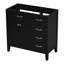 Modern Style Wooden Frame Bathroom Cabinet With Drawers-1654454583