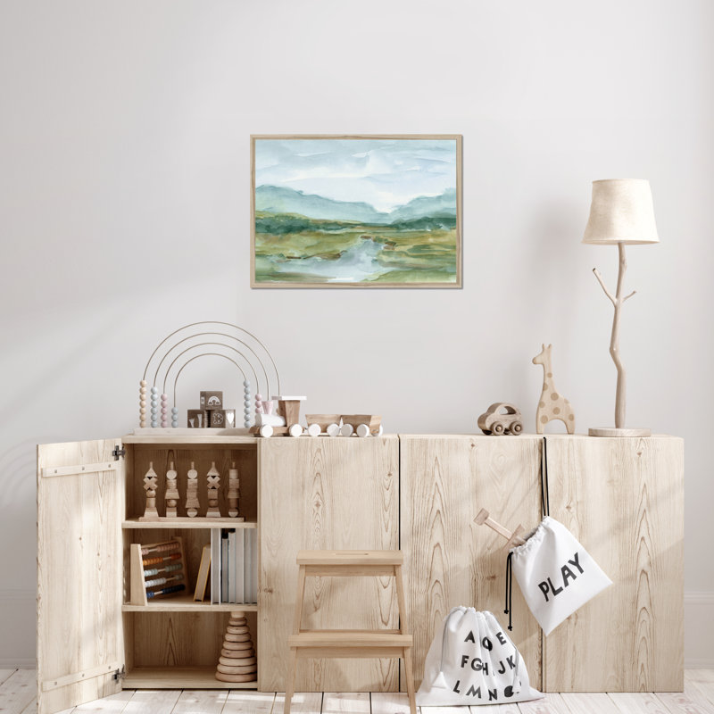 Sketchbook IV by Ethan Harper - Painting, 55cm H x 80cm W, Natural Wood Single Picture Framed Paper