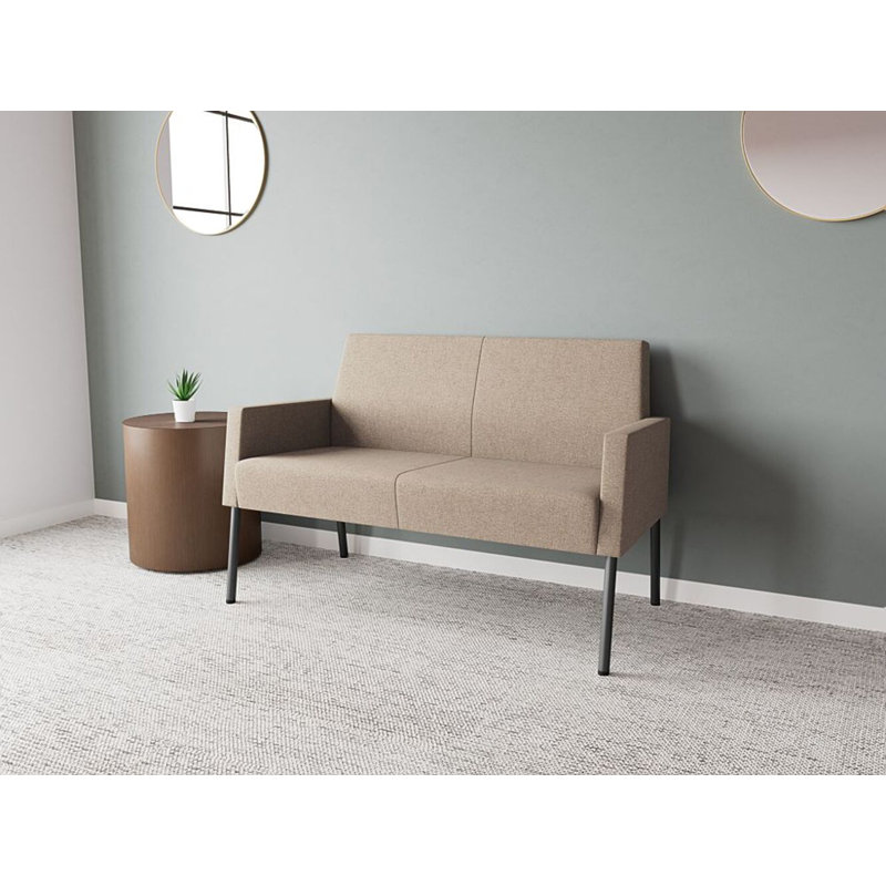 Causeuse Mystic, Acier gris anthracite, Limon Archetype