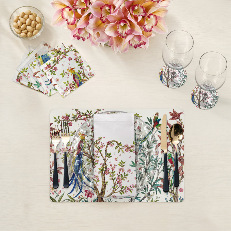 Square Napkins, White