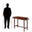 Warba 2-Drawer Breakfast Table in Walnut Finish, 33.04'' H X 39.12'' W X 19.48'' D