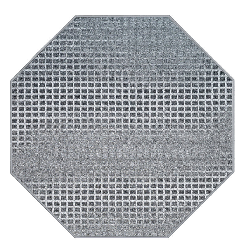 Tapis intérieur / extérieur gris Imogen, Tapis de couloir 8 pi x 18 pi