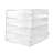 17.71'' H x 18.7'' W Acrylic Display Case Pastry Countertop with 3 Trays