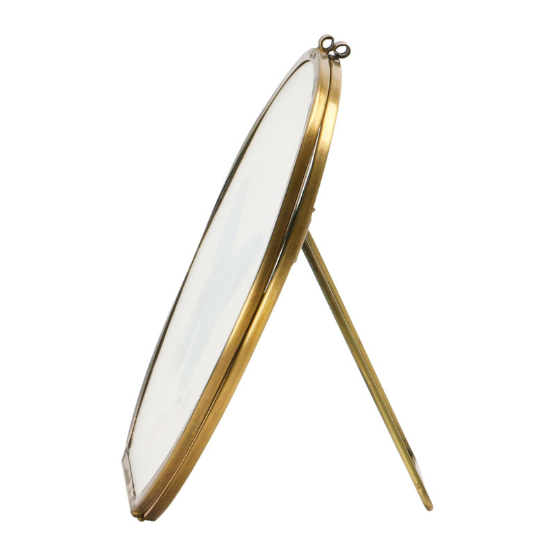 Lily May Gold Metal Single Picture Frame with Glass Protector