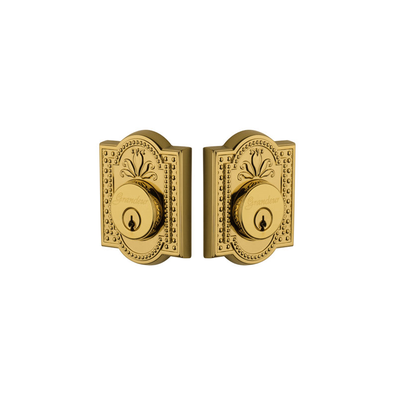 Parthenon Double Cylinder Deadbolt, Lifetime Brass