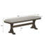 Banc de salle à manger rembourré rustique avec finition en bois riche, parfait pour les meubles de salle à manger confortables et élégants