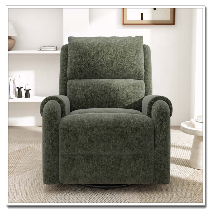 Fauteuil inclinable manuel avec massage, Vert