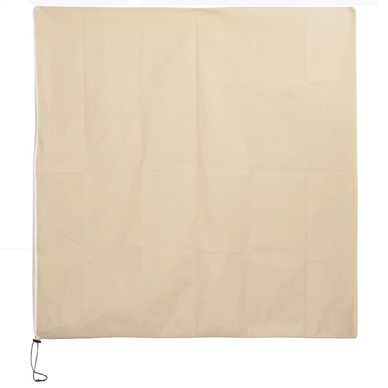 Birce Plant Fleece Cover, Beige