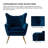 Avianna 29.25" Wide Tufted Velvet Wingback Chair-1954911166