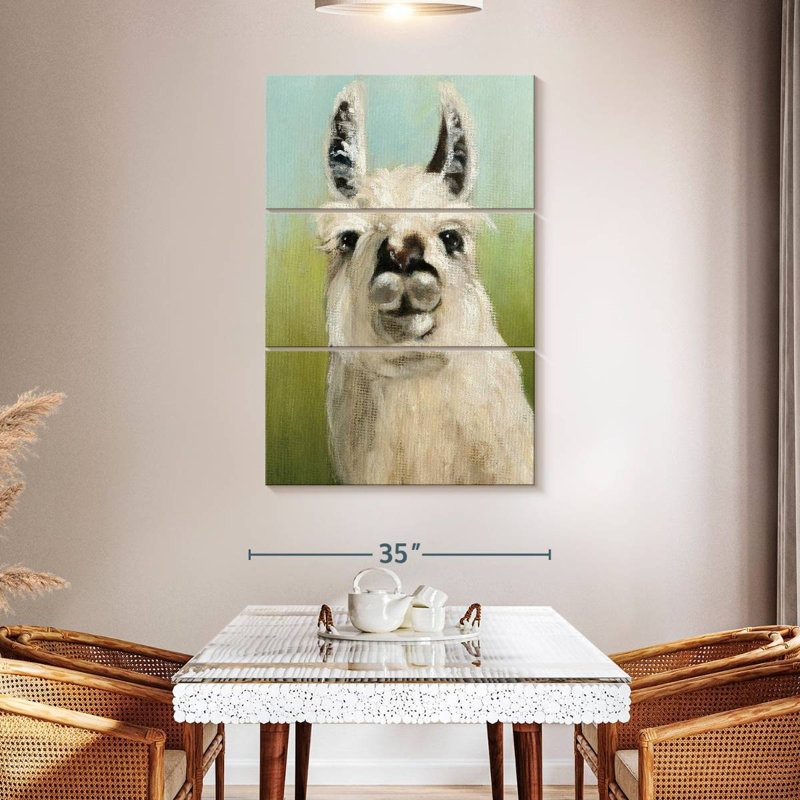 Who's Your Llama, 50" H x 32" W