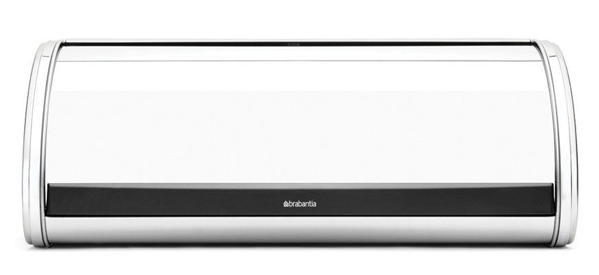 Brabantia Roll Top Bread Box, Brilliant Steel