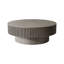 39.37'' Round Coffee Table With Storage Solid Wood Veneered Modern Coffee Table Accent Tea Table For Living Room (Only Including Table)