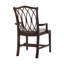 Trellis Upholstered Arm Chair