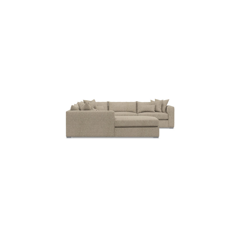 Sectional, Tan Boucle