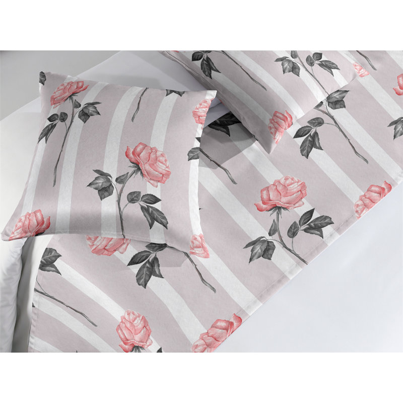 Ensemble de chemin de lit Ambesonne Rose, Très grand lit