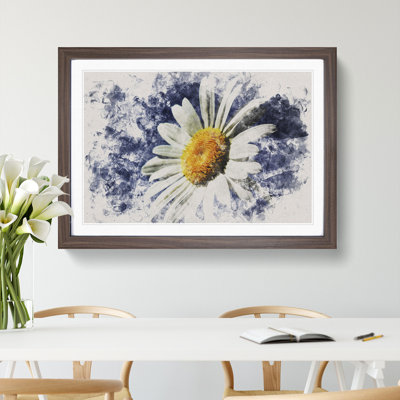 White Daisy Vol.5 - Picture Frame Graphic Art