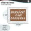 «Barefoot & Carefree Brown», reproduction encadrée sous verre, design par lettré et doublé-367158080-367158081