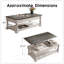 Table basse avec plateau fixe Farmhouse