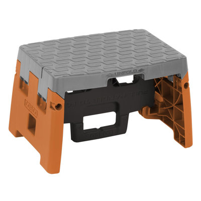 1 - Step Plastic Lightweight Folding Step Stool