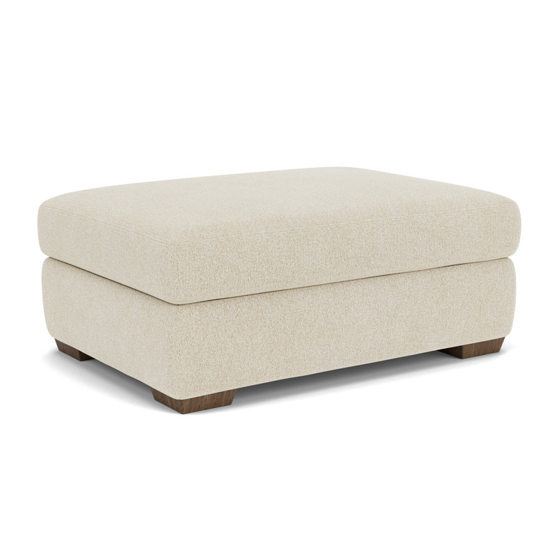 Repose-pieds standard carré de 41 po de largeur, Polypropylène / oléfine blanc