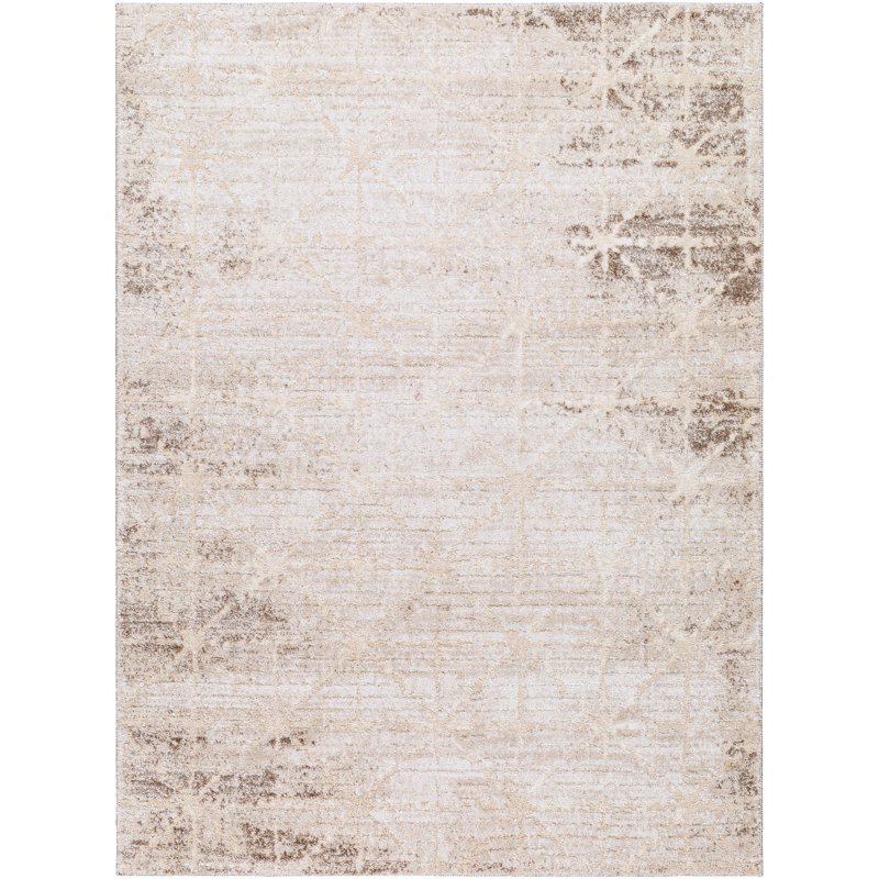 Yannet Cottage Machine Woven Area Rug, Rectangle 7'10" x 10'
