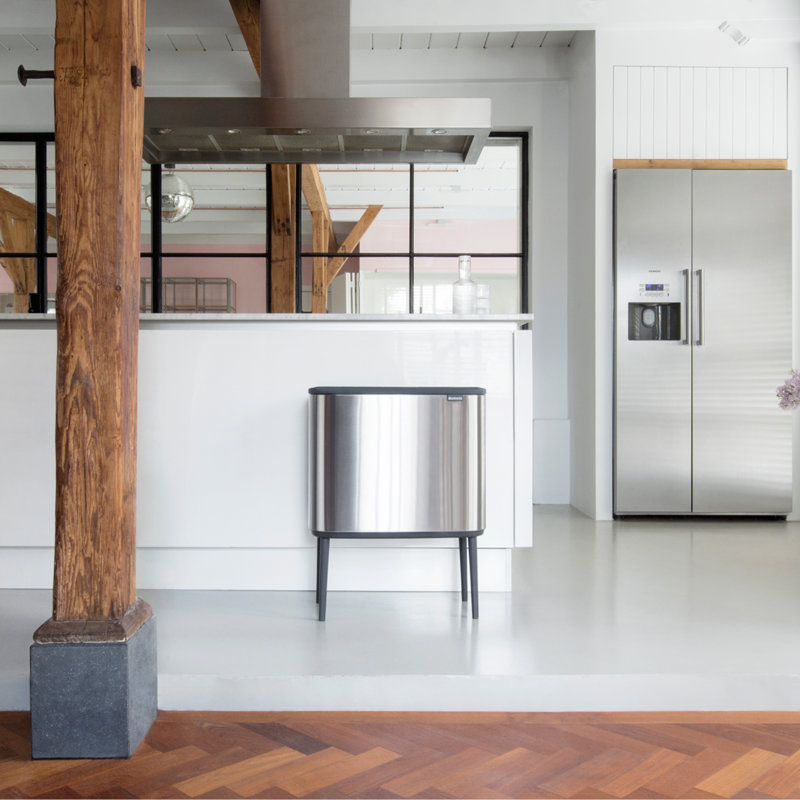 Brabantia Bo Touch Bin, 34 L, Soft Grey