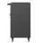 Metal Garage Storage Cabinet - Office, Home, Garage. 35.57"H, Lockable Wheels, Raised Top, 4 Side Drawers. Black/Gray With Wheels Garage, Home. Drawers, Area. Strong And .