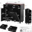 Îlot de cuisine, abattant, 2 tiroirs profonds, armoires de rangement, 3 tablettes-826024923
