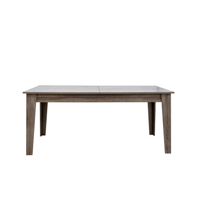 Table de salle à manger extensible en chêne foncé, 106,3 po, jusqu'à 110,23 lb.