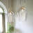Brushed Brass U shaped glass pendant-107505101-103484915