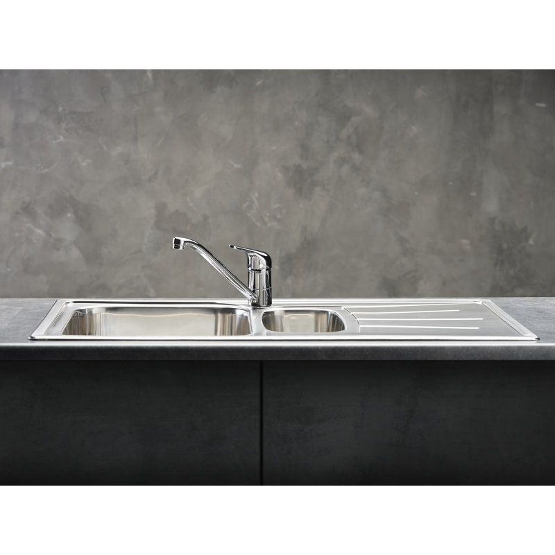 95cm x 50cm 1.5 Bowl Kitchen Sink