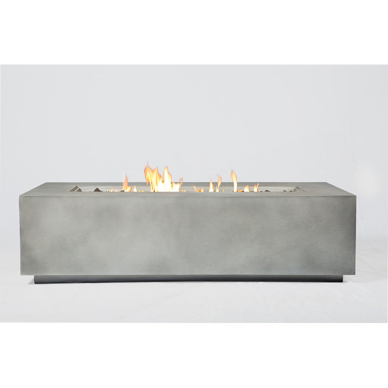 Concrete Propane Outdoor Fire Pit Table