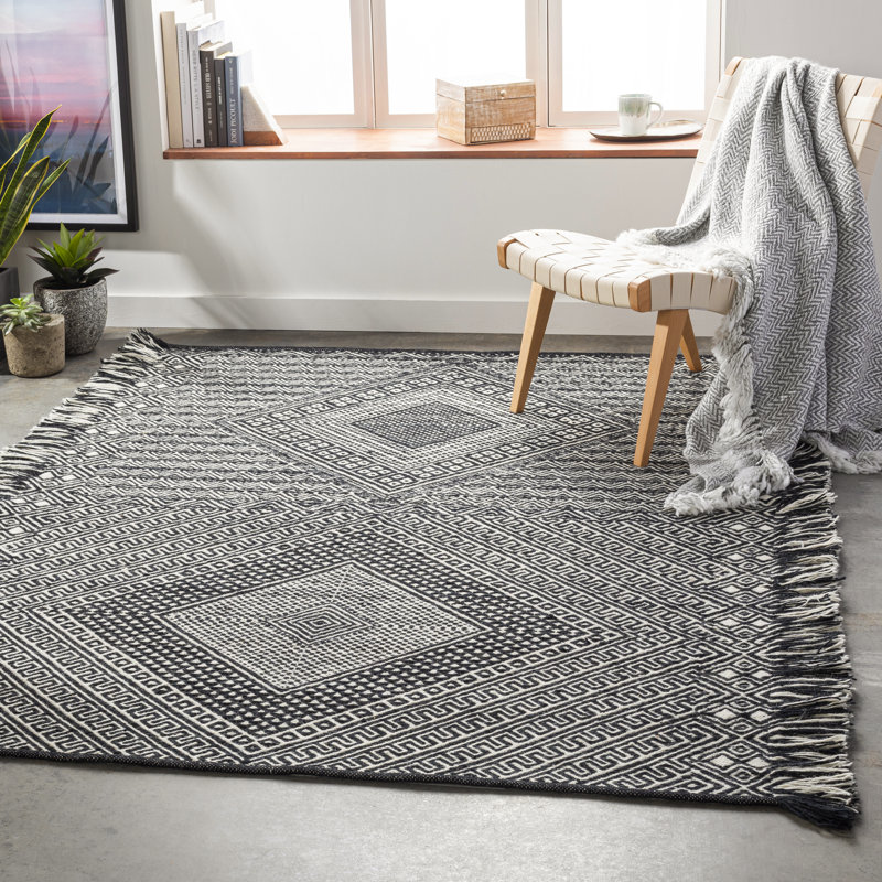 Cordes Wool Southwestern Indoor Rug, Rectangle 8'10" x 12'