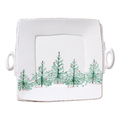 VIETRI Lastra Holiday Stoneware Platter