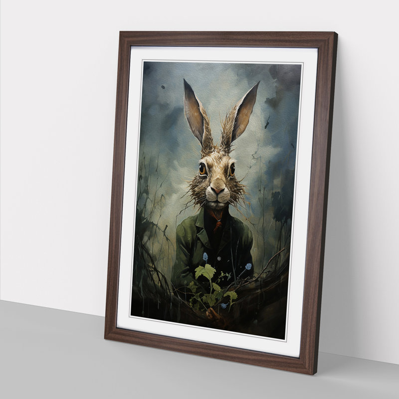 Hare Conceptual No.2 - Framed Print