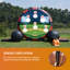 JumpOrange 10 ft Inflatable Soccer Dart Game (with Blower)