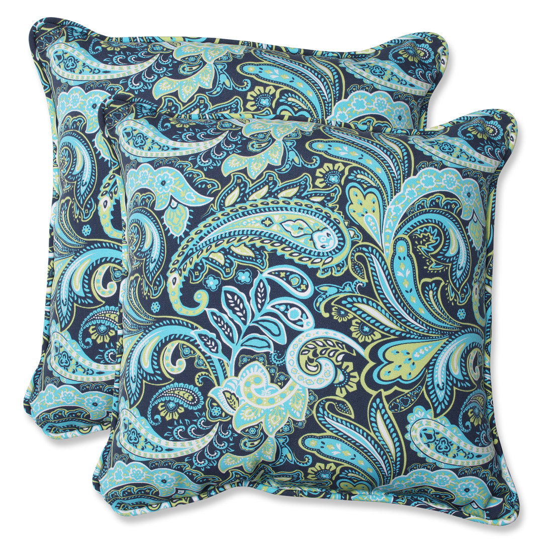 Pretty Indoor/Outdoor Throw Pillow (Set of 2) Pillow Perfect