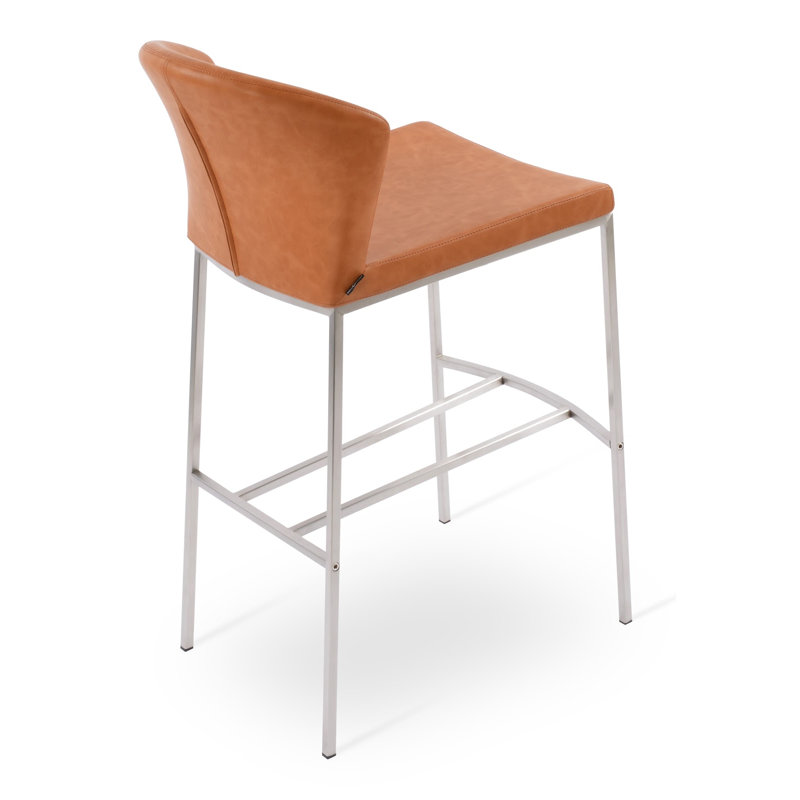 Tabouret de comptoir Capri, Caramel