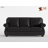 Southlake 86" Traditional Top Grain Leather & Faux Leather Sofa with Nailhead Trim, Solid Wood Feet, Attached Cushions-1052240770