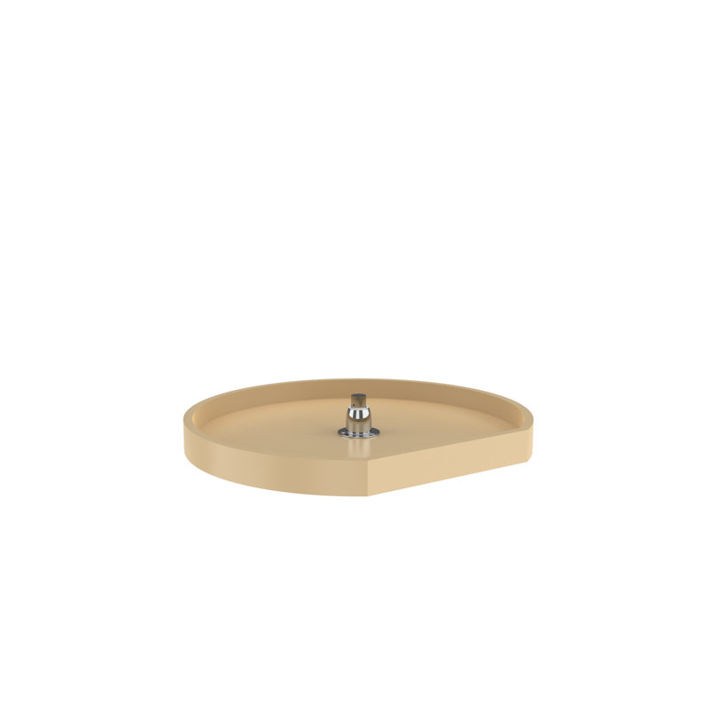 Plateau tournant à 2 tablettes en polymère Rev-A-Shelf, 22" W, Almond