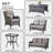 Schutt 7 Pieces Patio Seating Group with Cushions-807216566