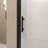 32 "X 72" Bifold Shower Door, 1/4"(6Mm) Tempered Glass Aluminum Frame, Explosion Proof Film