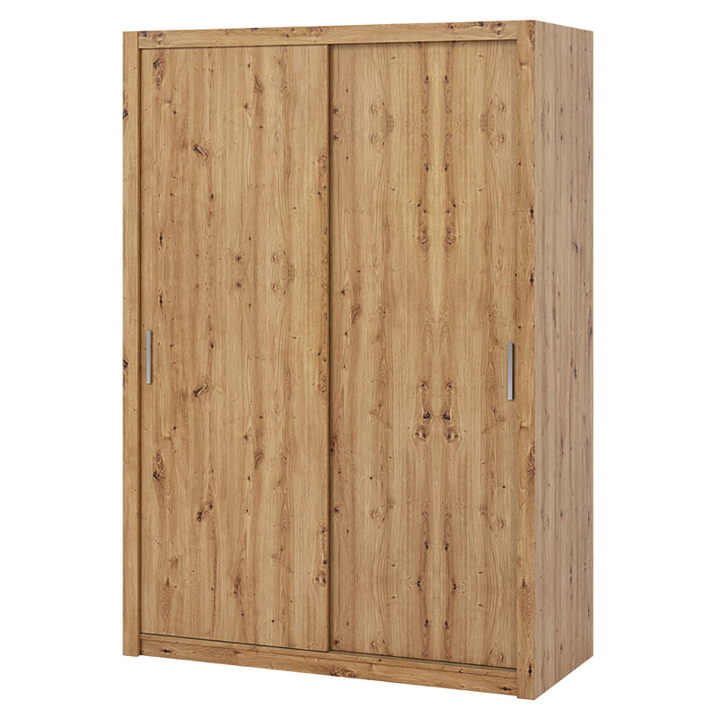Frazierii 2 Door Manufactured Wood Wardrobe, Artisan, 215cm H x 150cm W x 62cm D