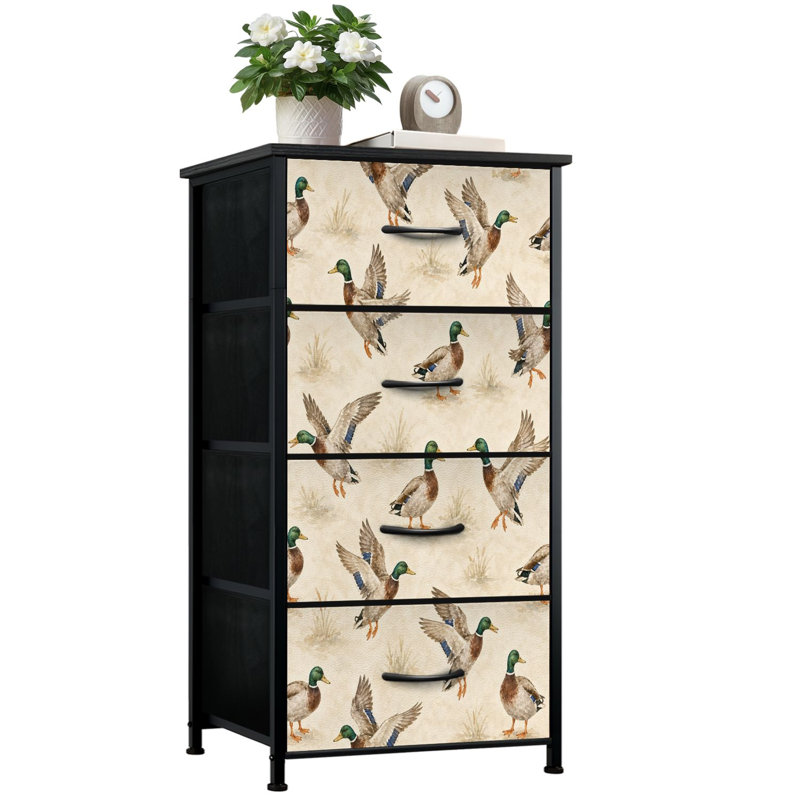 Commode de rangement verticale 4 tiroirs