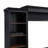 Farmhouse 4-Piece Entertainment Wall Unit Set with Bookshelf for TVs Up to 70", Walnut TV Stand with Adjustable Shelves, Mid-Century Large Media Console with Wine Rack for Living Room-729179668