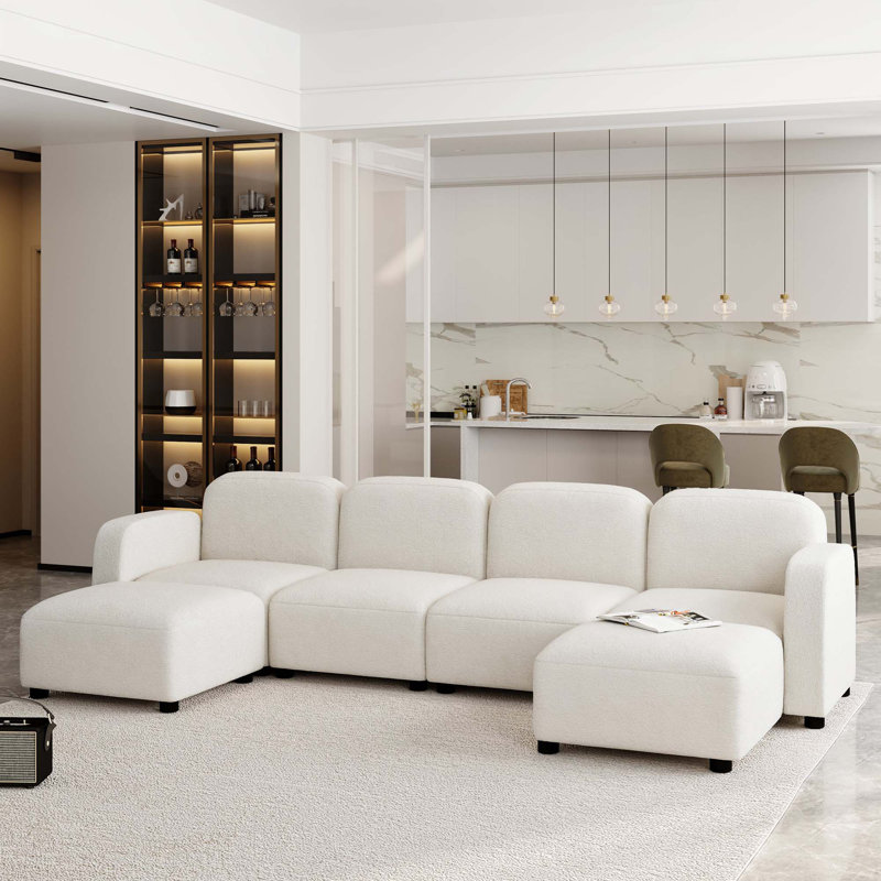Canapé modulaire en velours