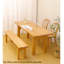 Wabi-Sabi Style Solid Wood Rectangular Writing Desk-110888764