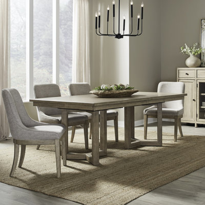 Aason Opt 4 Person Double Pedestal Dining Table Set