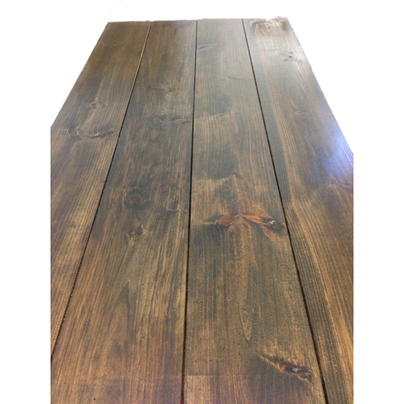 Table de salle à manger en bois massif de sapin Dejardins, L 42 po x l 34 po